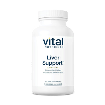 Vital Nutrients Liver Support Milk Thistle and Curcumin - Vegan Supplement - Herbal Combination to Support Healthy Liver Function