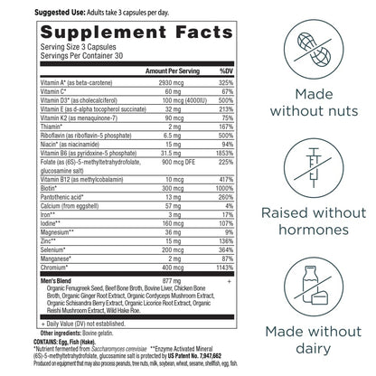 Ancient Nutrition Multivitamin for Men, Multi Men's, Methylated Vitamin D, C, E, B12, Zinc, Magnesium, Supports Healthy Immune System and Bone Health, 90 Ct Ancient Nutrition buy supplements Au