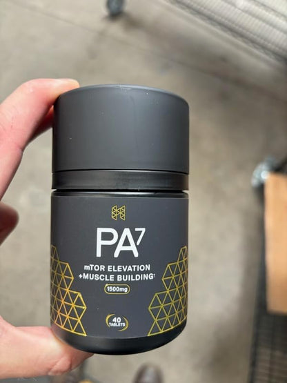 HPN PA(7) Phosphatidic Acid Muscle Builder Top Natural Muscle Builder - Boost mTOR | Build Mass and Strength from Your Workout | 10 Day Supply | Mediator phosphatidic acid with L-leucine supports protein synthesis, lean muscle and strength from training;