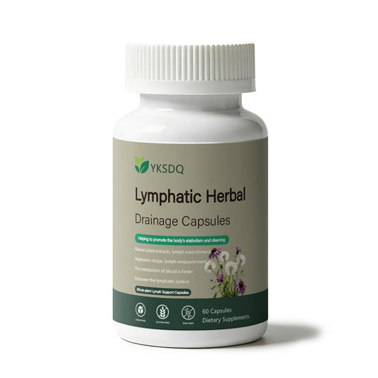 PKQLQ Lymph Drainage Capsules | Natural Detoxification Help Maintain the Healthy Fluid Balance of Both Women and Men, Promote Blood Virculation and Maintain Good Health. 60 Capsules (1) PKQLQ buy supplements Au