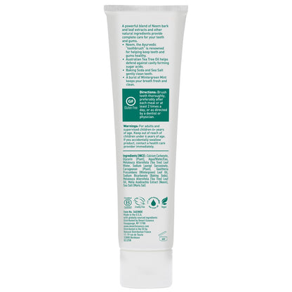Desert Essence Tea Tree Oil Mint Toothpaste, Fluoride Free, 6.25 oz