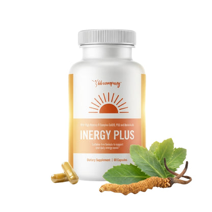 InergyPLUS | Energy Vitamins for Women, Fatigue, Natural Energy Supplements for Focus | Vitamin B12, Folic Acid, Rhodiola Rosea, Cordyceps, CoQ10, Caffeine Free | Packaging Vary | 60 Ct BB CompanyBuy Supplements Australia