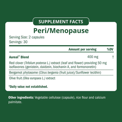 Semaine Peri/Meno Essentials - Menopause Supplements for Women, Perimenopause Supplements Women 40+ - Hot Flashes Menopause Relief*, Night Sweats, Mood, Sleep - 60 Vegan Capsules