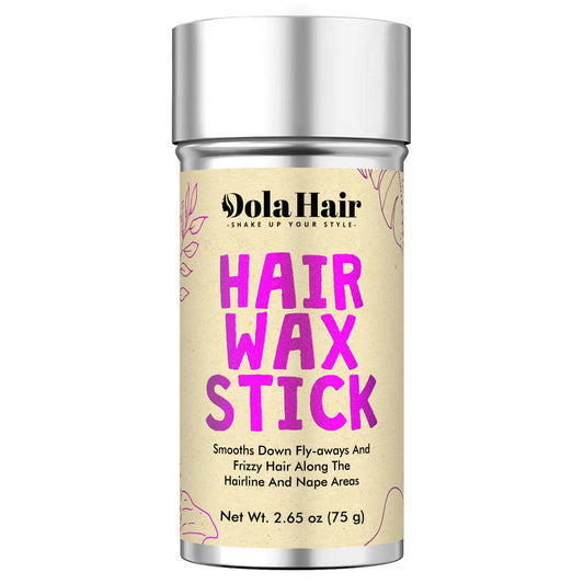 Dolahair Hair Wax Stick - Flyaway Control and Styling Pomade for Kids, Women, and Men - Slick Back Hair Bun Maker and Hair Accessorie for Teen Girls (1 Pack of Wax)