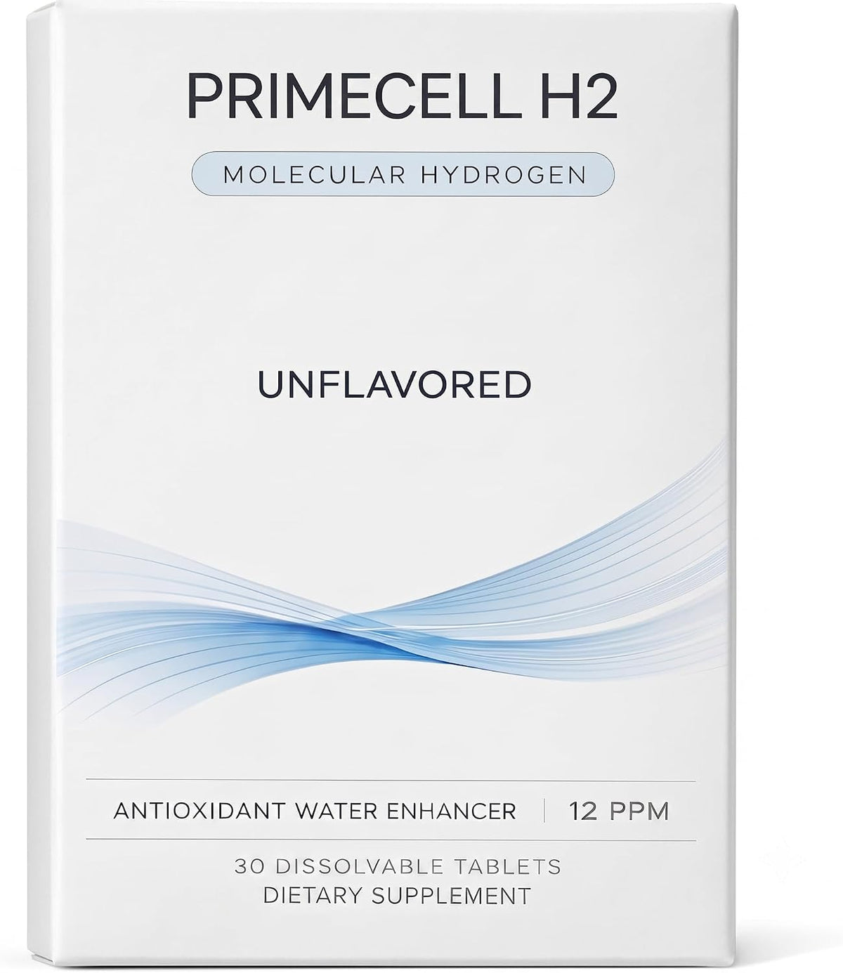 PRIMECELL H2 Molecular Hydrogen Tablets, 30 Count | Supports antioxidant health, cellular energy, oxidative balance, mental clarity, and daily recovery.
