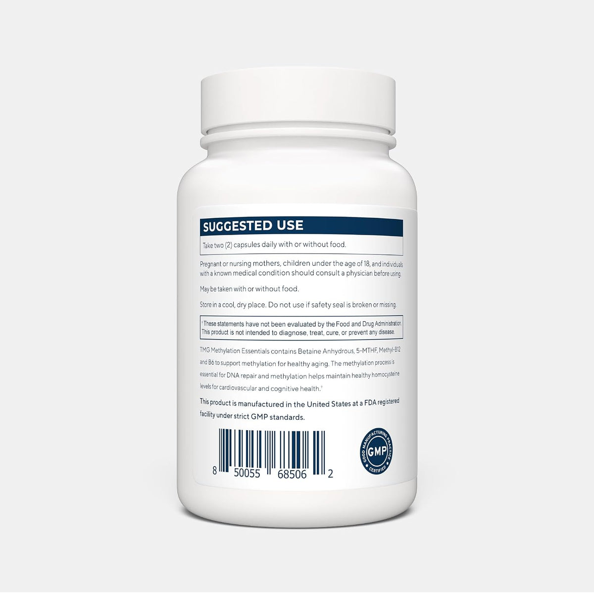 Renue By Science TMG | High Strength TMG Supplements | 120 Trimethylglycine Capsules - 900mg TMG per Serving with Vitamin B12 Vitamin B6 Folate & Zinc | Made in the USA & Third-Party Tested
