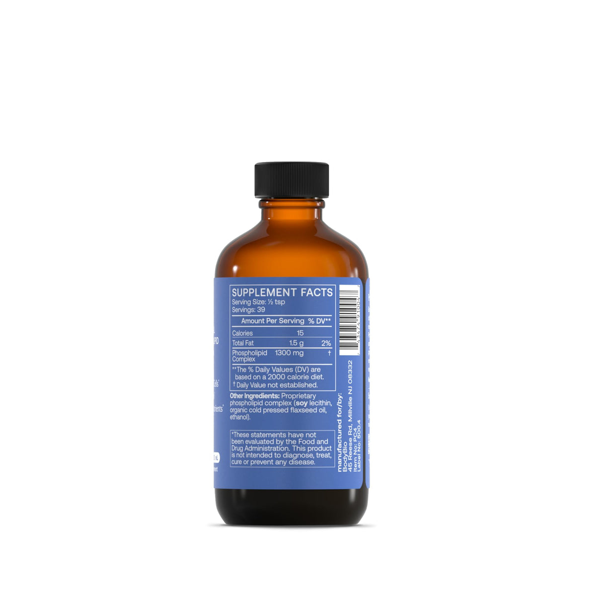 BodyBio PC - Phosphatidylcholine for Brain, Cellular & Cognitive Health | Mental Clarity, Healthy Aging & Gentle Daily Detox