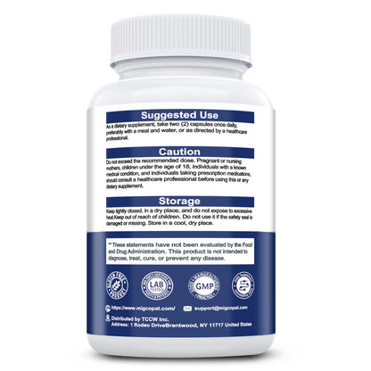 Brain Supplements for Memory & Focus - Nootropic with Bacopa Monnieri, Lion's Mane, Alpha GPC, Phosphatidylserine | Supports Mental Clarity & Cognitive Function | Vitamin B6 & B12-120 Capsules