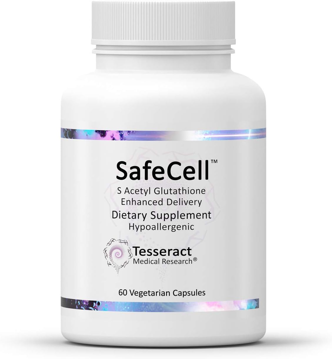 Tesseract Medical Research SafeCell S-Acetyl Glutathione Supplement for Neuro Health Support & AnaQuell QR, Stress Relief & Mood Support Supplement
