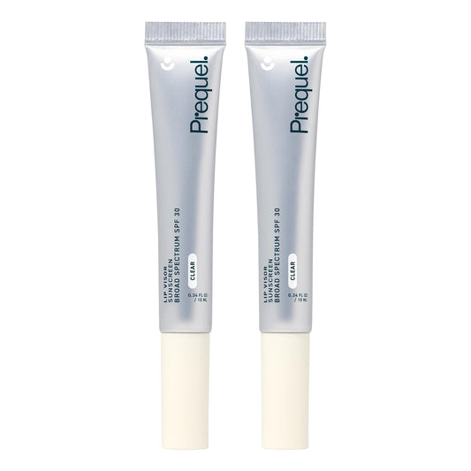 Prequel Skin Lip Visor, Clear Lip Balm with SPF 30 PA+++. Mint Flavored with Non-Sticky Finish