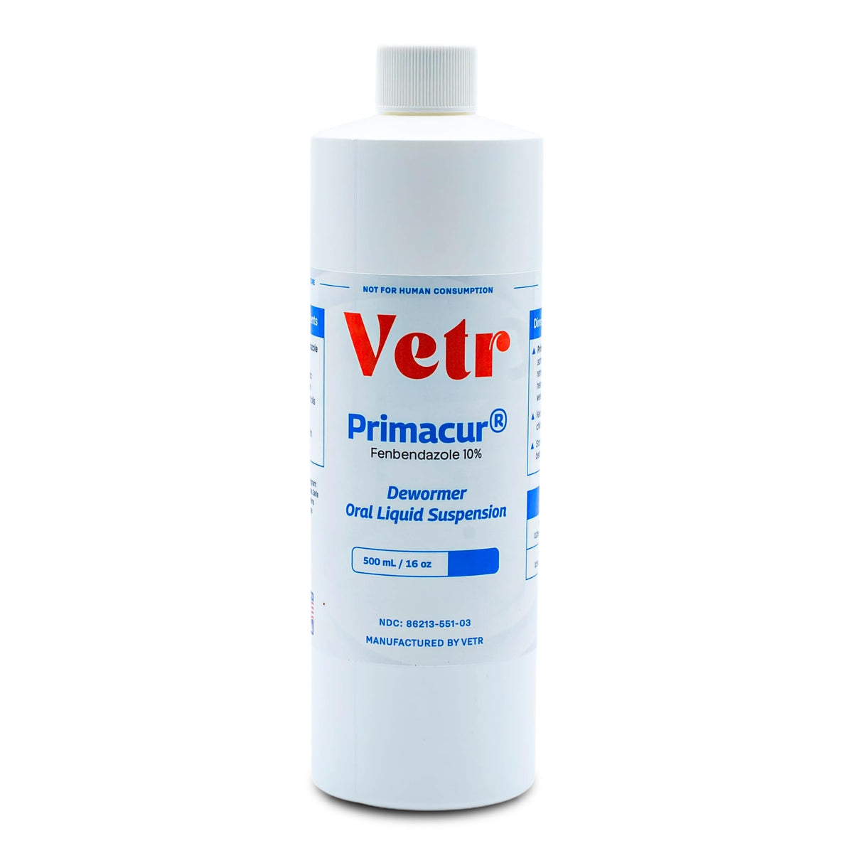 vetr Primacur Broad-Spectrum Oral Suspension Support Formula 10% Oral Suspension for Dogs and Cats - 240ML/8.1oz - Bacon Flavor