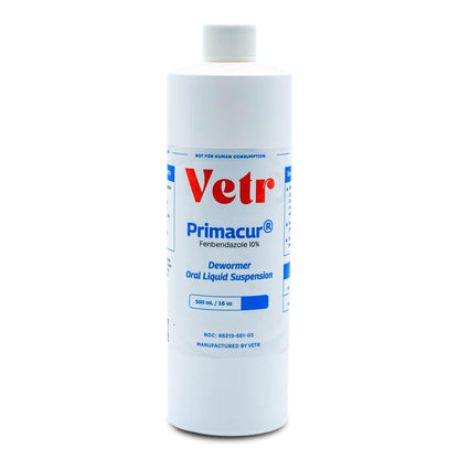 vetr Primacur Broad-Spectrum Oral Suspension Support Formula 10% Oral Suspension for Dogs and Cats - 240ML/8.1oz - Bacon Flavor