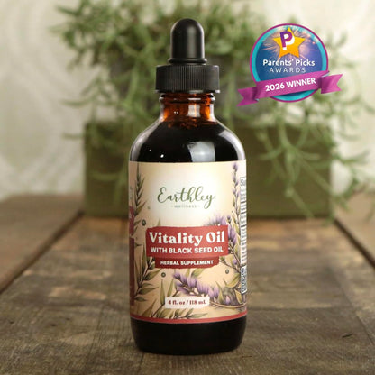 Earthley Wellness Vitality Oil, Liver, Immune, and Gut Health Support, Helps Elimate Toxins and Supports Liver Health, Zero Flavors,