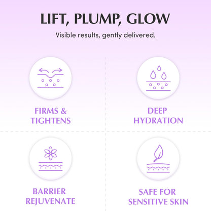 Bakuchiol Plumping Capsule Cream – Retinol Alternative Moisturizer for Firming and Pore Care with 99% Pure Bakuchiol, 5 Types of Collagen