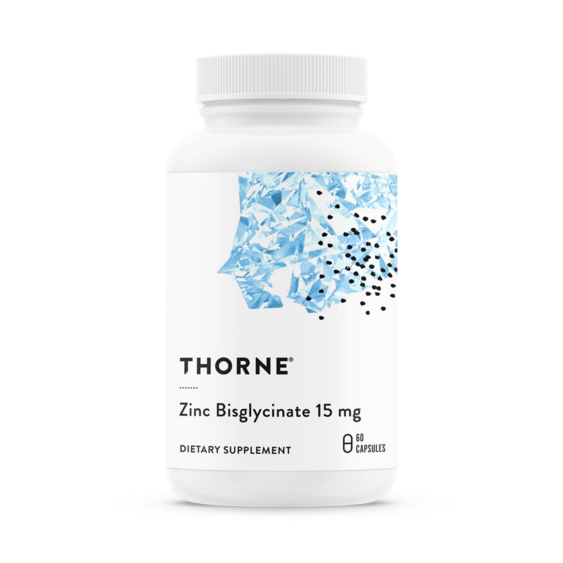 THORNE - Zinc Bisglycinate 15 mg - Highly Absorbable Zinc Supplement - Supports Immune System, Eye, Skin & Reproductive Health* - Third-Party Certified - Gluten, Dairy & Soy-Free - 60 Capsules THORNE buy supplements Au