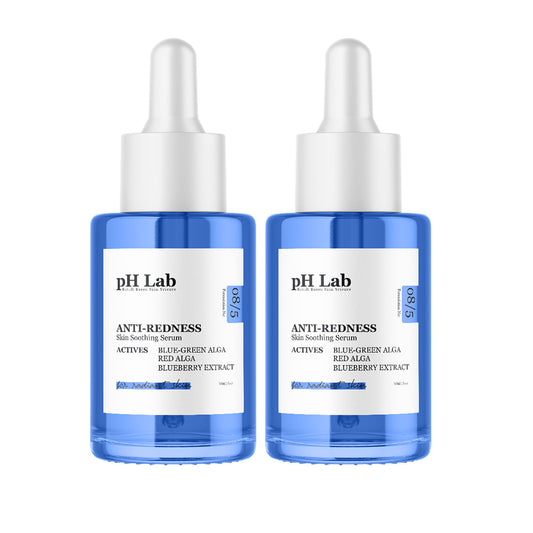 PhLab Anti Redness Serum, Reduces Capillary Cracks Appearance, Evens Skin Tone, Skin Soothing and Redness Reform Serum, 1.01 Fl Oz (Pack of 2)