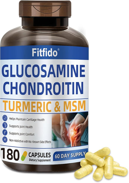 Glucosamine Chondroitin MSM, Turmeric & Boswellia, 180 Count