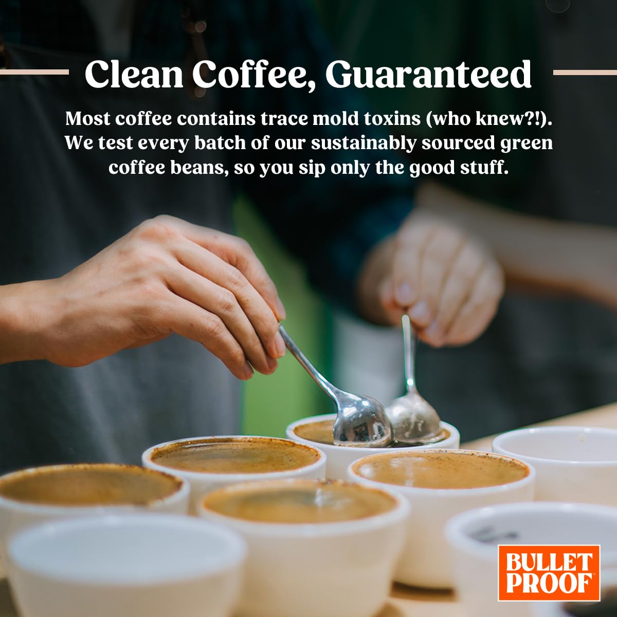 Bulletproof Original Medium-Roast Single-Serve Coffee Pods, 24 Count, 100% Arabica Beans, Clean Coffee Tested for Toxins