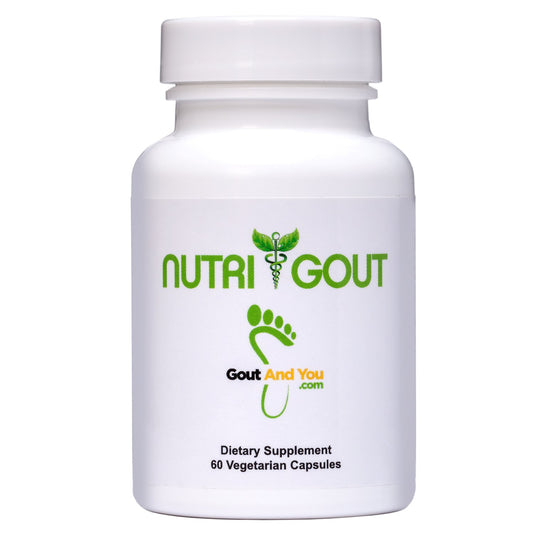 NutriGout Uric Acid Cleanse Supplement w/Turmeric, Celery Seed, Bromelain, Milk Thistle, Dandelion and Chanca Piedra,
