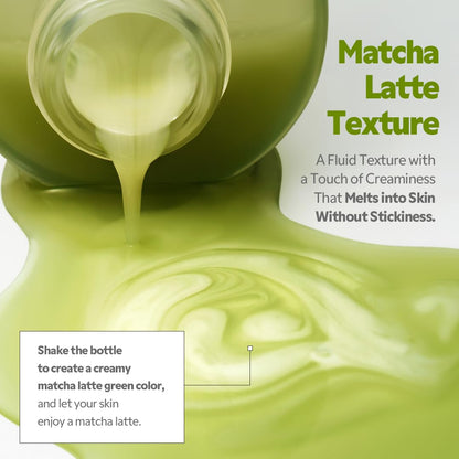 TIRTIR Matcha Dual PDRN Serum | Irritated Red Skin Relief & Glass Skin Glow with 20,000ppm Vegan Matcha PDRN, 5% Niacinamide, Hydrating Non-Sticky Korean Face Serum