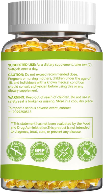 Oregano Oil with Black Seed Oil Softgels – Gluten Free, Non-GMO,150 Softgels, 75-Day Supply