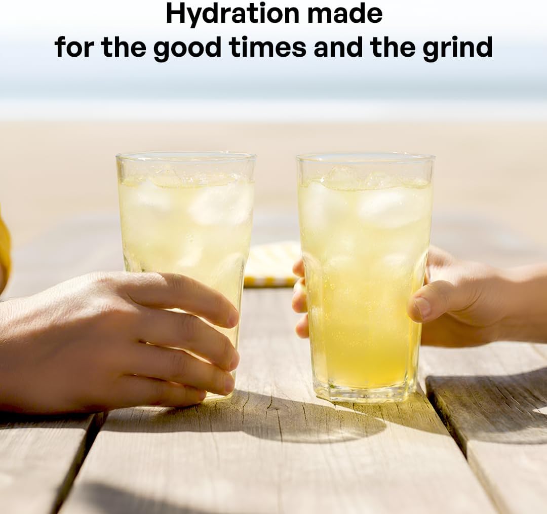 KEY NUTRIENTS Electrolytes Powder Bundle, Refreshing Lemonade 90 Servings Jar + Pineapple Coconut 90 Servings Jar, Sugar Free Hydration Drink Mix with Vitamins & Minerals, No Calories