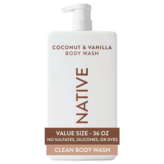 Native Sulfate Free Body Wash Contains Naturally Derived Ingredients | for Women & Men