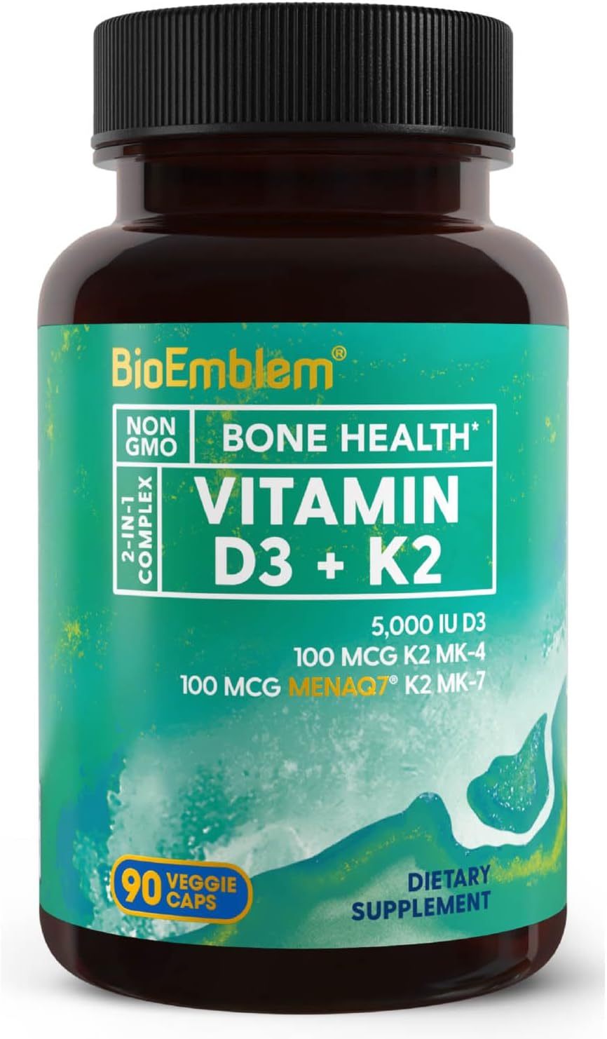 BioEmblem Magnesium Glycinate with Zinc and Vitamin D3 K2