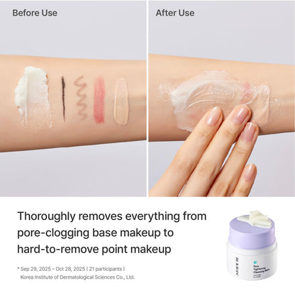 REJURAN® Pore Tightening Cleansing Balm with PDRx & c-PDRN 50ml – Deep Makeup & Blackhead Cleanser with Salmon DNA & Tannin Complex – 3-Step Transforming Balm, Fragrance-Free