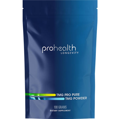 ProHealth TMG Amino Acid Blood Pressure (Trimethylglycine - Betaine Anhydrous Supplement) - Methylation Support 250 Grams Bulk Powder Longevity