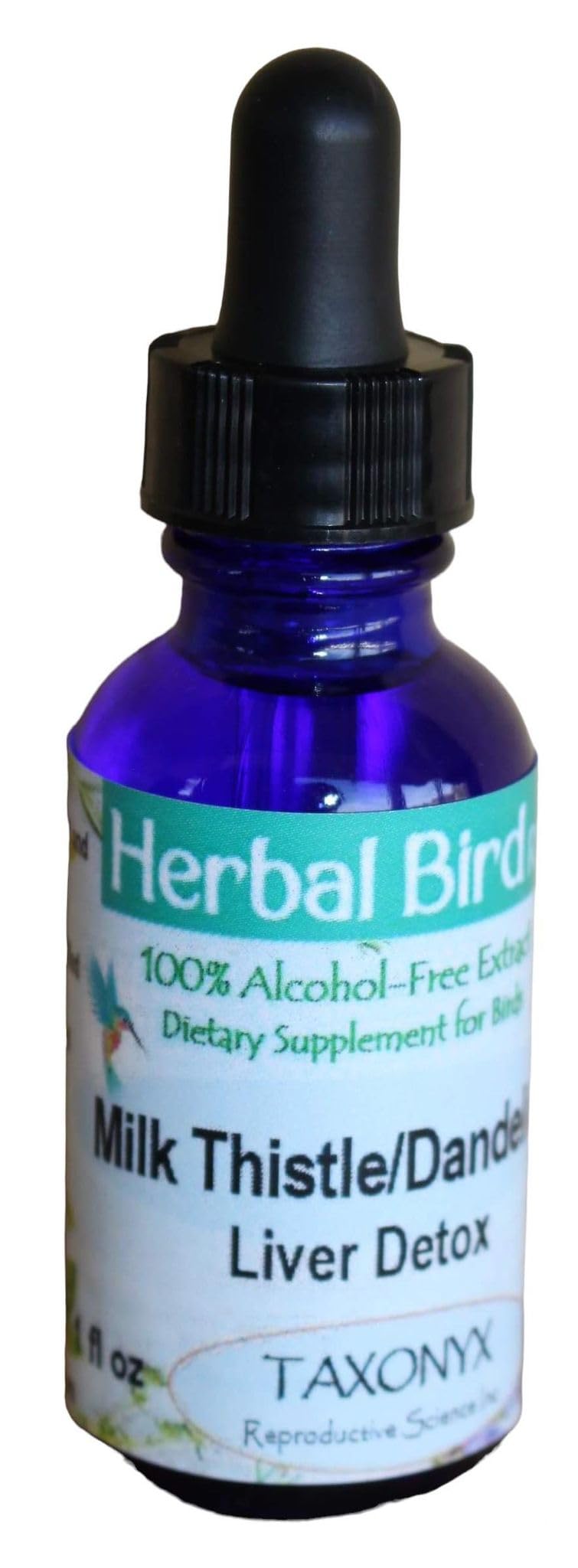 Taxonyx Science Inc Milk Thistle/Dandelion for Birds - Herbal Bird RX (1 fl oz)