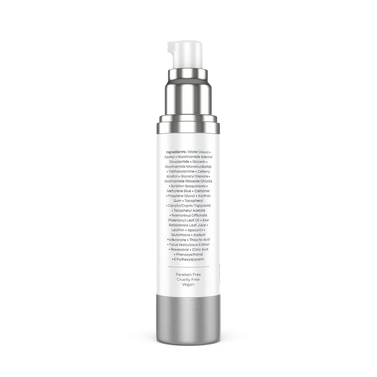 Renue Blue Methylene Blue Face Serum - Liposomal NAD+ Complex and Nutrients for Skin Rejuvenation, Deep Hydration, and Anti-Aging Support