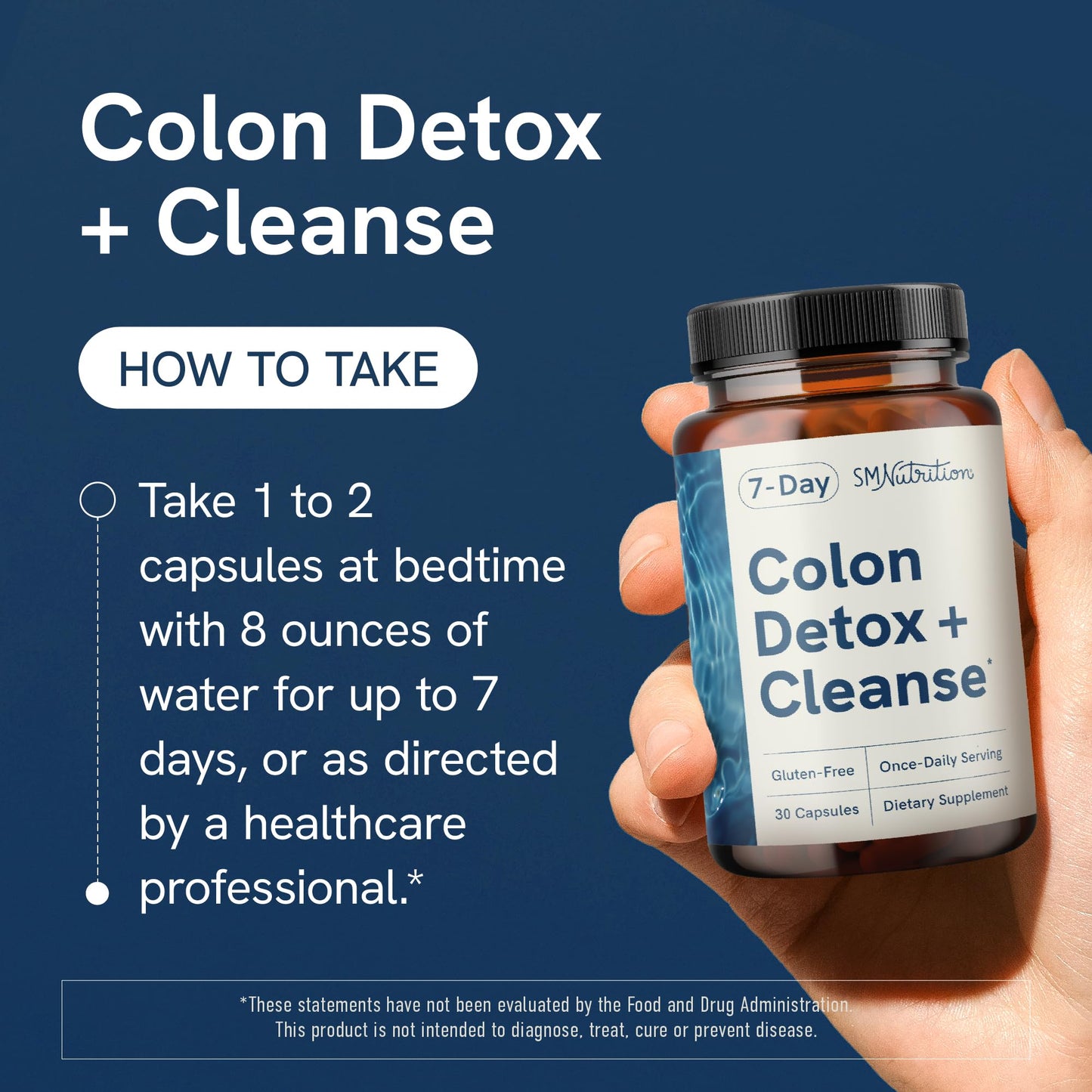 7 Day Colon Cleanse & Detox | Supports Bloating Relief & Occasional Constipation | Fast Acting 7 Day Detox Cleanse for Women and Men with Probiotics - dailyvitalstore
