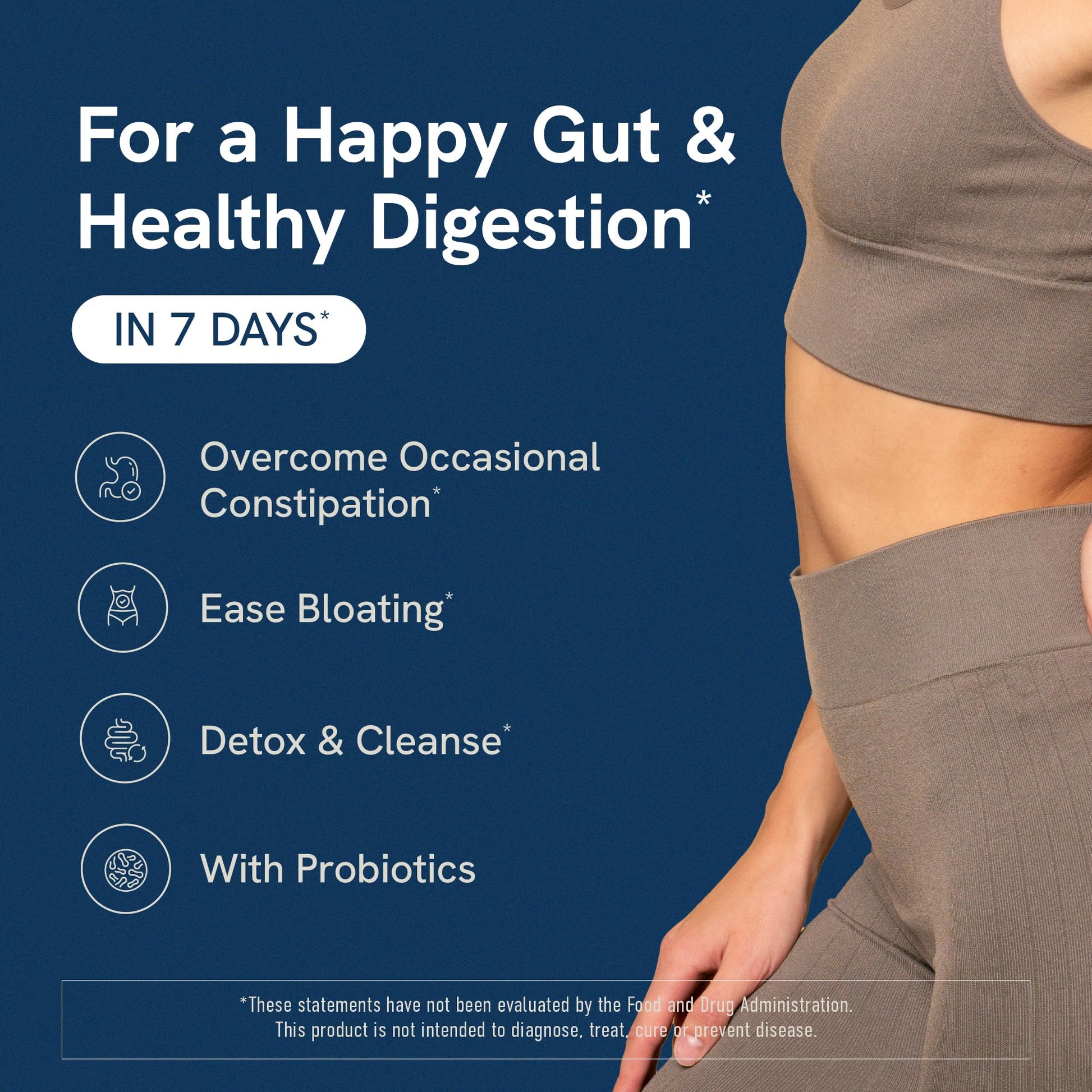 7 Day Colon Cleanse & Detox | Supports Bloating Relief & Occasional Constipation | Fast Acting 7 Day Detox Cleanse for Women and Men with Probiotics - dailyvitalstore