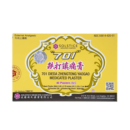 701 Dieda Zhentong Yaogao Medicated Plaster by Solstice - dailyvitalstore