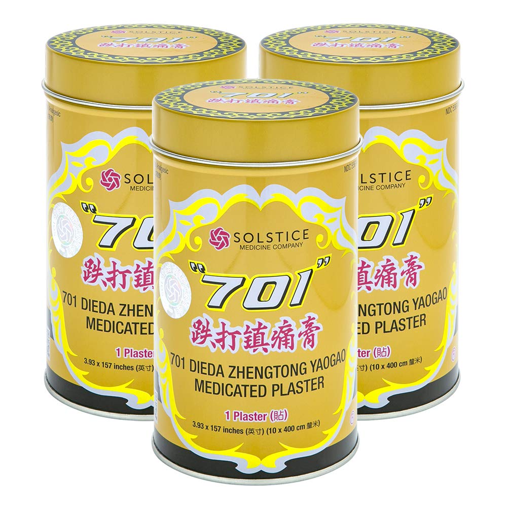 701 Dieda Zhentong Yaogao Medicated Plaster (Genuine Solstice Product) (3 Cans) - dailyvitalstore