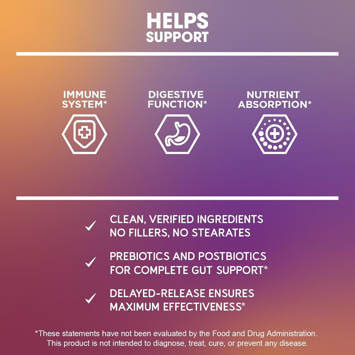 BioEmblem Triple Magnesium Complex & Probiotics for Women & Men