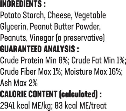 Himalayan Dog Chew Churro, Soft Yak Cheese Treat, Peanut Butter, 4 Sticks | 100% Natural, Soft Density Dental Support, Gluten Free, Healthy Safe Dog Treats for All Breeds and Ages, Lactose & Grain Free