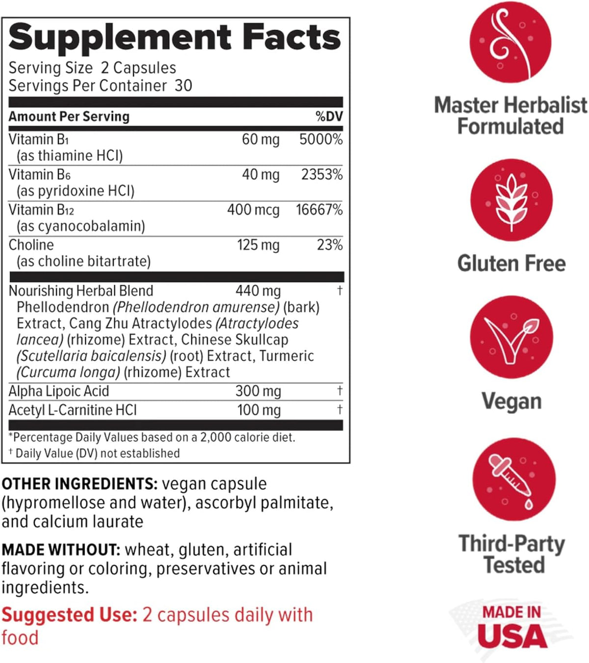 Redd Remedies Gouch!, 60 Capsules, and Nerve Shield, 60 Capsules