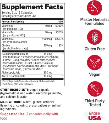 Redd Remedies Gouch!, 60 Capsules, and Nerve Shield, 60 Capsules
