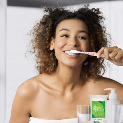 Desert Essence Ultra Care Toothpaste, Mega Mint, Fluoride Free, 6.25 oz