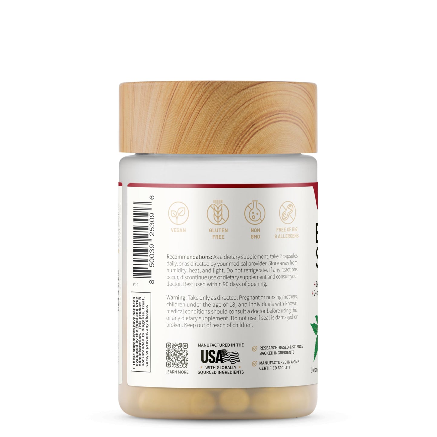 Snap Supplements Blood Sugar Blend, CoQ10, Cinnamon, and Gymnema to Support Already Healthy Blood Sugar, Metabolic Health and Energy,