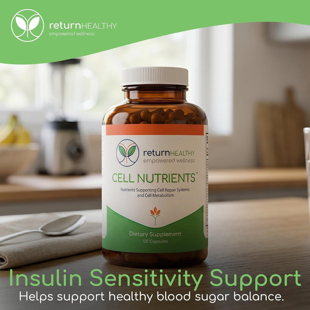Cell Nutrients | Promotes Cell and Membrane Repair & Cell Metabolism | Helps Fight Tick-Borne Infections & More | Mitochondrial Supplements | Non-GMO, Vegan, 120 caps