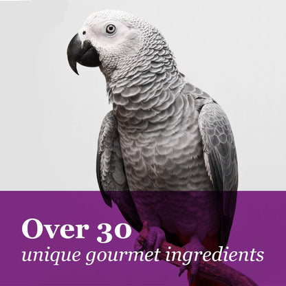 F.M. Brown's Tropical Carnival, Gourmet Macaw Food Big Bites for Big Beaks, Vitamin-Nutrient Fortified Daily Diet with Probiotics for Digestive Health, 5 lb