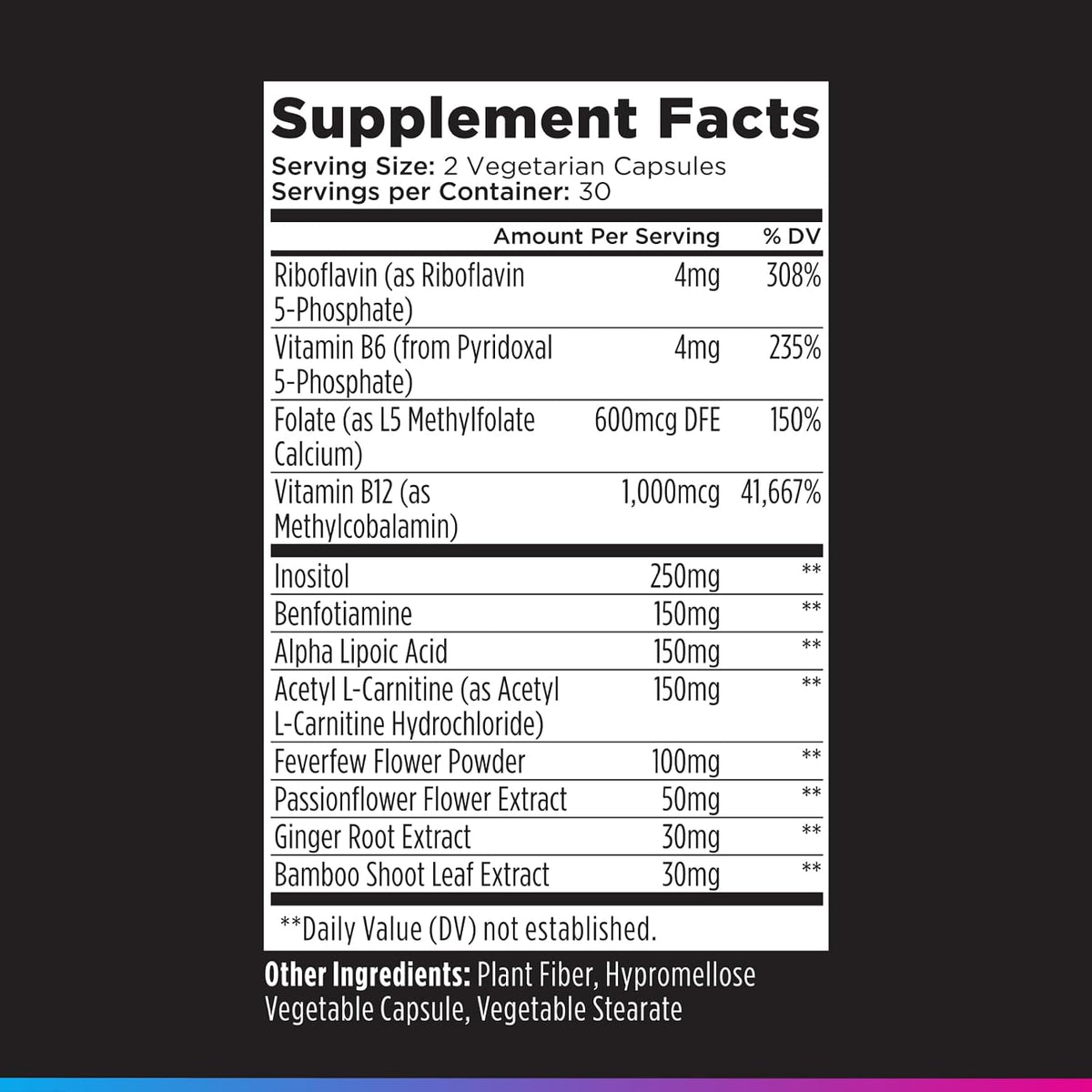 Livingood Daily Nerve Support Supplement for Women & Men, 12-in-1 Nerve Health Formula with Methylated B12, Folate, Benfotiamine, Alpha Lipoic Acid & Feverfew, Gluten Free, Non-GMO, 60 Capsules