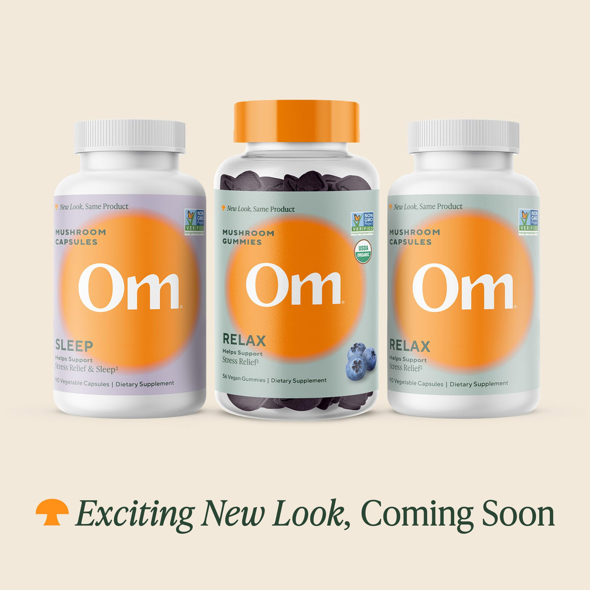 OM MUSHROOM SUPERFOOD Master Blend Mushroom Gummies – Organic 10-Mushroom Complex with Ashwagandha – Supports Immunity, Gut Health & Stress Relief – Mixed Berry Flavor – 28 Servings, 56 Count.