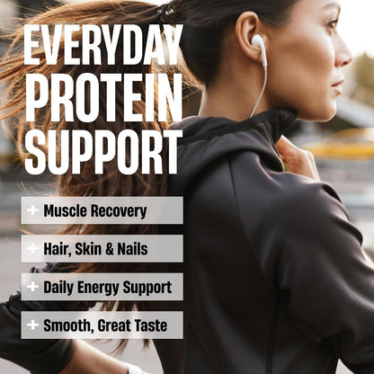 Whole Food Protein Powder - 25g Protein per Scoop, Lactose Free Protein with Beef Isolate, Collagen, Pea, Brown Rice, Chicken & Egg Protein, 0G Sugar, Keto Friendly, Vanilla Milkshake 63 Serv