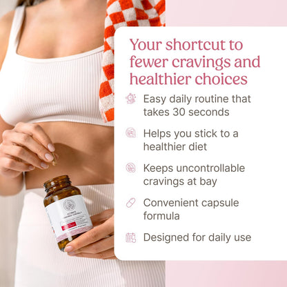 Happy Mammoth Ultimate Cravings Control – Sugar & Carb Cravings Support, Chromium, Natural Appetite Management & Metabolism Supplement for Adults, Non-GMO, No Gluten, Dairy, Soy or Sugar, 48 Capsules