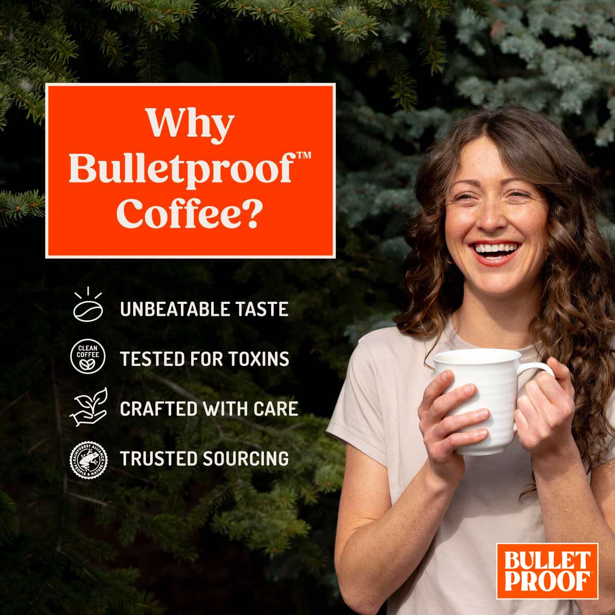 Bulletproof Original Medium-Roast Single-Serve Coffee Pods, 24 Count, 100% Arabica Beans, Clean Coffee Tested for Toxins