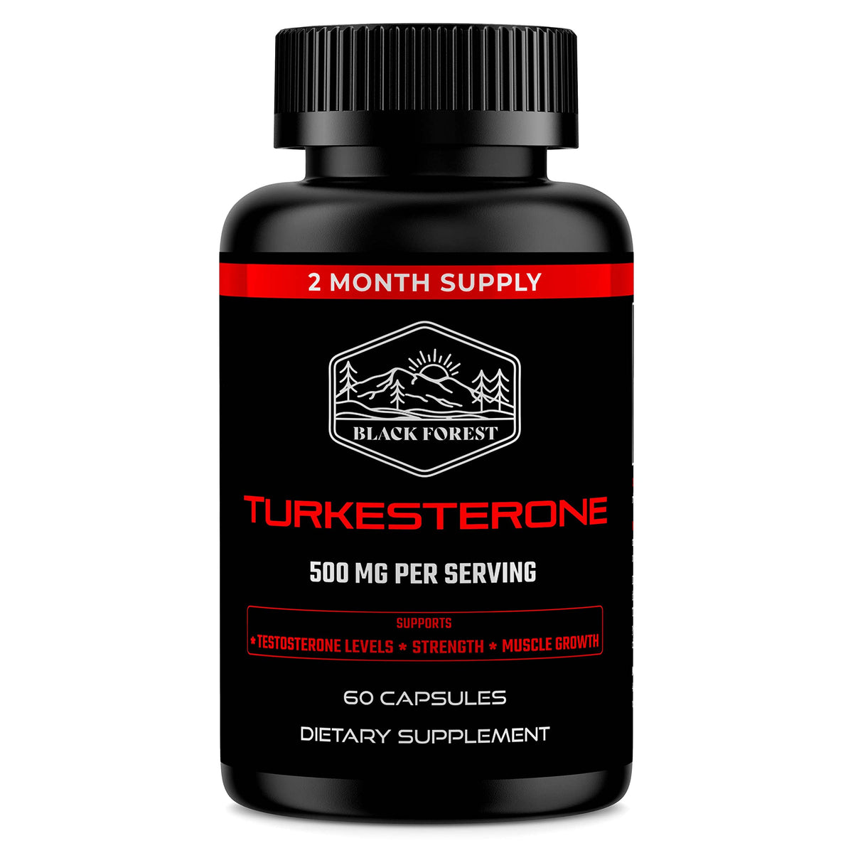 Black Forest Turkesterone Tongkat Ali Supplement 1000mg per Serving (Max Purity 95%) Turkesterone Supplement for Men (Tongkat Ali for Men Longjack 200:1) Similar to Tongkat Ali Fadogia Agrestis